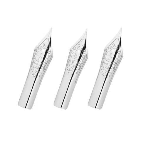 3PCS Original Kaigelu Fountain Pen Nibs #6 Nib Silver EF/F/M Size Compatible with Jinhao 100, 450, Y