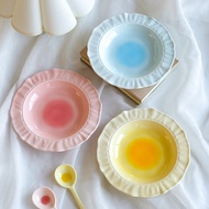 Mjshop Tableware Set ins Style Soup Bowl Ceramic Rice Bowl Tableware