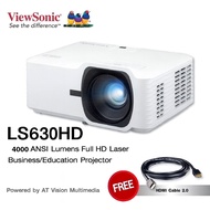 ViewSonic LS630HD 4000 ANSI Lumens Full HD 1080P Laser Projector - รับประกัน 3 ปี