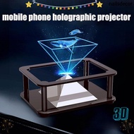 NAILSDECOR  Holographic Display Stand, Creative Toys Pyramid Hologram Projector, Durable Plastic Hol