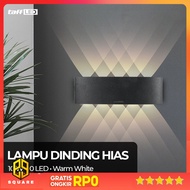 TaffLED Indoor Decorative Wall Lamp Plastic Body 10W 10 LED Warm White - 10T Original 99 Square