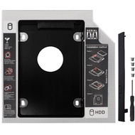 9.5 12.7mm HDD Caddy Aluminum Universa SATA 3.0 2.5" SSD CD DVD to HDD Case Optibay Enclosure CD-ROM
