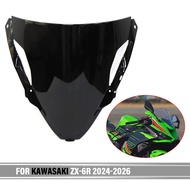 Motorcycle Windscreen Windshield Wind Deflectors Double Bubble Windshield Protector For Kawasaki ZX6