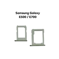 Simtray Sim Tray Sim Card Lock Holder Samsung E5 E500 E7 Dual Sim