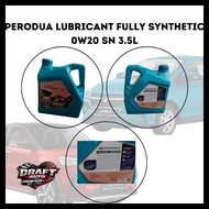 PERODUA LUBRICANT FULLY SYNTHETIC 0W20 SN 3.5L