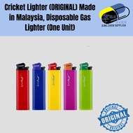 Cricket Lighter (ORIGINAL) Made in Malaysia, Disposable Gas Lighter (One Unit)