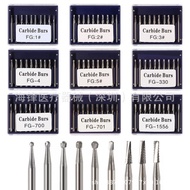 High Speed Tungsten Steel Bur FG1957-1958 Broken Crown Ball Drill FG700-701 FG1-5 FG-300 FAHGMK3 Fis
