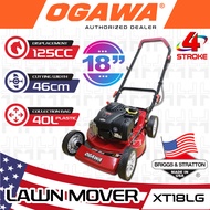 [100% ORIGINAL] OGAWA XT18LG 18" Gasoline Lawn Mower Machine *B&S ENGINE*  - Mesin Rumput Tolak Pada