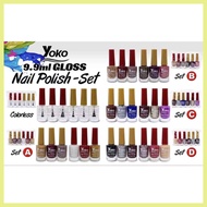 ◺ ☌ ➷ YOKO Nail Polish Set 6pcs 9.9ml