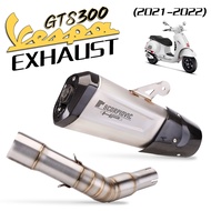 Suitable for Vespa Super 300 GTS 300 GTS super 300 motorcycle performance exhaust pipe silencer GTS3