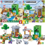 Mainan Bricks Minecraf My World Creeper Mine Village Ranch - Kado Anak
