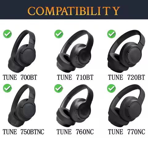 Cooling Gel Replacement Ear pads for JBL Tune 700(700BT)/710(710BT)/720(720BT)/750(750BT)/760(760NC)
