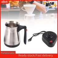 allinit Coffee Maker Stainless Steel 500ml Machine with Handle 5 to 6 Cups Capacity Pot for Home Tra