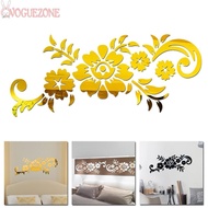 DIY Art Wall Sticker Mural with Removable Acrylic Mirror Flower Detail