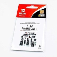 Red Fox Studio RFSQS-32036 1/32 F-4J Phantom II 3D Acrylic Instrument Cockpit Panel (for Tamiya)