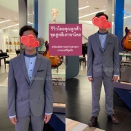 YDfashion Shop สูทผู้ชาย สูทสีเทา แยกขายเฉพาะชิ้นได้ค่ะ งานตัดซับในทั้งตัว ชุดสูททรงเข้ารูป กางเกงทร