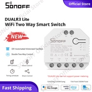 SONOFF DUALR3 / DUALR3 Lite WiFi Smart Dual Relay Switch Two Way Smart Switch 2 Gang Switch Motor Mo