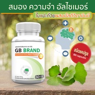 🔥 ส่งฟรี! ส่งไว 🔥 GB Ginkgo Plus-B อาหารเสริม ใบแปะก๊วยผสมวิตามินบีรวม สารสกัดใบแปะก๊วย (1 กระปุก 60