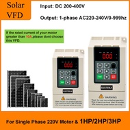 Solar Deep water pump controller DC inverter frequency converter 0.75KW1.5KW 2.2KW single-phase 220V