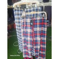 TSJ FASHION SELUAR TIDUR UNISEX KOTAK LABUH DAN SUKU POKET