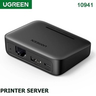 UGREEN 10941 External USB Network Print Server For Raw Printer แชร์ เครื่องปริ้นเตอร์