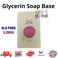 Soap Base/1.25kg Transparent Glycerin Soap Base SLS free/Asas Buat sabun