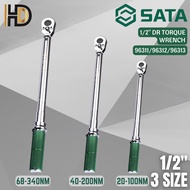 SATA 1/2" DR Torque Wrench / Heavy Duty Torque Wrench / 3 Size Torque Wrench / 96311 + 96312 + 96313
