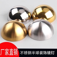 304 Stainless Steel Mirror Nails Hemisphere Decoration Cover Ugly Cover Semicircle Advertising Screw