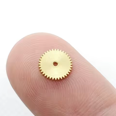 DasMikro Das87 6PCS M0.2 Brass 36T Spur Gear For 1/87 1/64 Scale Model
