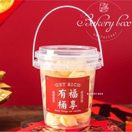 Set 50 | Xô Nhựa Trong Có Quai Xách Đựng Trà Sữa Trà Trái Cây Chè Rau Câu (700ml)