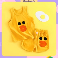 KATUN Baby Clothes Set Baby Duck Cute Duck Singlet Cotton Suit Comfortable Not Hot Not Itchy