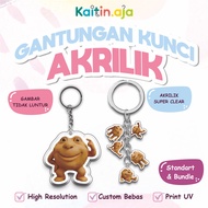 Gantungan Kunci Akrilk ROBLOX FORSAKEN 007N7 Ganci Acrylic Keychain Elegan untuk Koleksi & Aksesoris