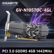 ღGIGABYTE GeForce GTX 1050Ti OC Low Profile 4G Video Card  GTX 1050Ti GTX1050 NVIDIA 14nm GDDR5 Zn