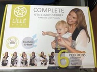 美國 Lillebaby Complete系列 6 In 1揹巾 深藍/水藍