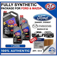 STP 15W40 PRO FORMULA 7 LITERS FOR FORD RANGER , EVEREST , MAZDA BT-50 FULLY SYNTHETIC ENGINE OIL