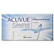 ( Limited Time 10 Lenses ) Acuvue Oasys Bi-weekly / 2 weeks Disposable Lens Clear Contact Lenses wit