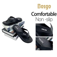 Bosgo Sandal Jepit Slide Swallow Black - Sandal Pria Distro Terbaru