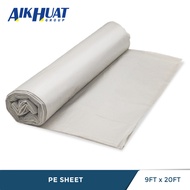 (9ft x 20ft) PE Sheet Plastic Sheet Cover Plastic Wrap Paint Furniture Sofa Floor