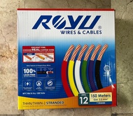 ROYU THHN Stranded Wire #12 ( 3.5mm² ) 150 Meters per Box