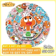 50PCS The Amazing World of Gumball Stickers Toys Graffiti Decals Laptop Luggage Waterproof Sticker