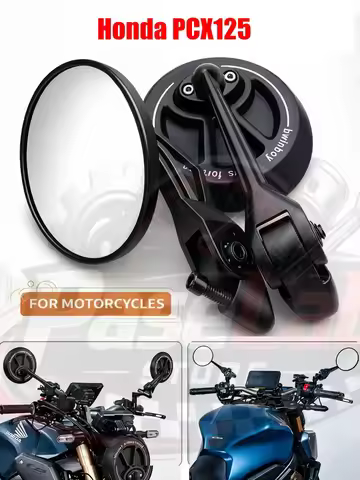 Motorcycle carbon fibre Mirror Stealth Winglets Rearview Mirrors For Honda PCX125 PCX 125 PCX150 PCX