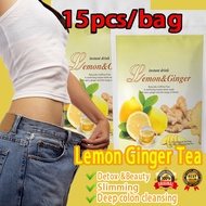 Lemon Ginger Tea Slimming Diet Tea Burn Fat Tea Detox Lemon&Ginger Natural Weight Loss Detox Herbal