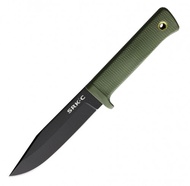 มีดใบตาย Cold Steel SRK Compact Fixed Blade Knife Black SK-5 Blade, OD Green Handles (49LCKD...