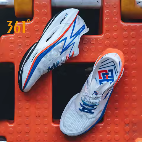 361 Degrees NEW Flame 3.0 Men Running Shoes Marathon Carbon Plate Racing Breathable Cushioning Non-S