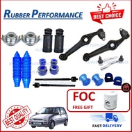 1 COMBO SET DEPAN/FRONT SUSPENSION PART PERODUA KANCIL 850 LOWER ARM BUSH ABSORBER MOUNTING COVER STABILIZER BUSH