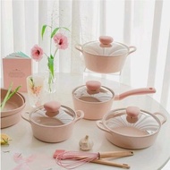 Neoflam Sherbet Induction Cookware Pot Set of 4