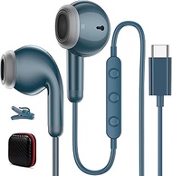 USB C Headphones Wired Earbuds for iPhone 17 16 15 Pro Max Air Samsung S25 S24 Ultra FE Wired Earpho