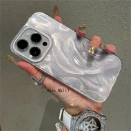 Hans- Korean Case Silver VIVO Y29 4G 2025 hardcase Feather Hologram Water Aurora Holo gram Glossy ca