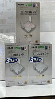 ⭕️🌟全新行貨🌟⭕️ Asus 華碩 RT-BE58 Go 雙頻 WiFi 7 旅行路由器 🌟⭕️