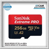 SANDISK EXTREME PRO M-SD256GB / M-SD 256GB MEMORY CARD FOR GOPRO ACTION CAMERA ETC...